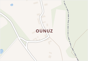 Ounuz v obci Jistebnice - mapa části obce