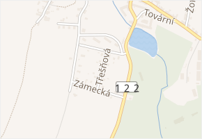 Třešňová v obci Jistebnice - mapa ulice