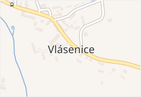 Vlásenice v obci Jistebnice - mapa části obce