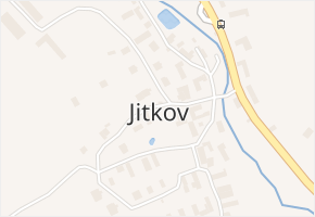 Jitkov v obci Jitkov - mapa části obce