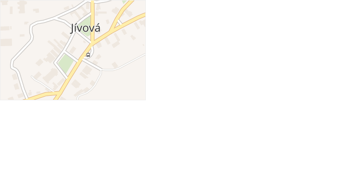 Domašovská v obci Jívová - mapa ulice