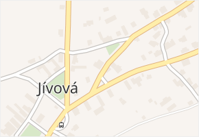 Jívová v obci Jívová - mapa části obce