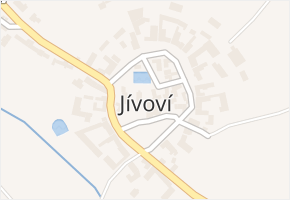 Jívoví v obci Jívoví - mapa části obce