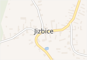Jizbice v obci Jizbice - mapa části obce