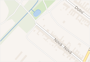 Nová v obci Josefov - mapa ulice