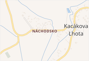 Náchodsko v obci Kacákova Lhota - mapa části obce