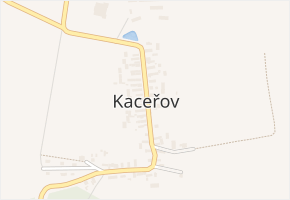 Kaceřov v obci Kaceřov - mapa části obce