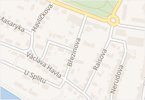 Březinova v obci Kadaň - mapa ulice