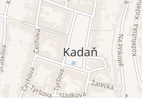 Chomutovská v obci Kadaň - mapa ulice
