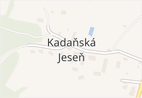 Kadaňská Jeseň v obci Kadaň - mapa části obce
