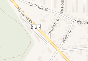 Klášterecká v obci Kadaň - mapa ulice