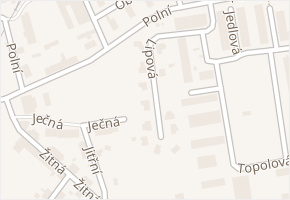 Lipová v obci Kadaň - mapa ulice