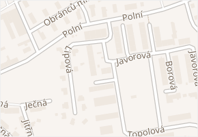 Lísková v obci Kadaň - mapa ulice