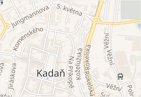 Na Příkopě v obci Kadaň - mapa ulice