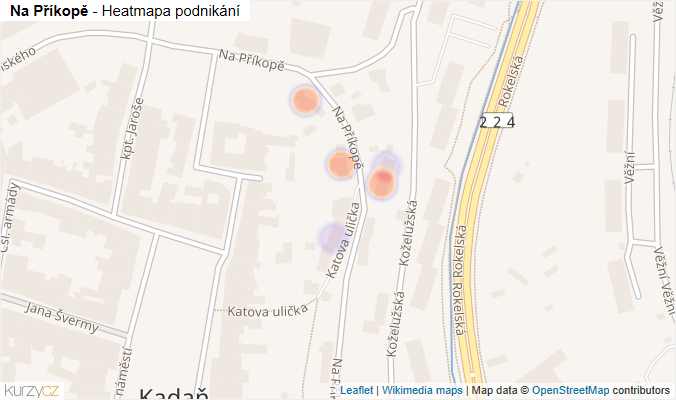 Mapa Na Příkopě - Firmy v ulici.