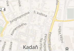 Pastýřská studánka v obci Kadaň - mapa ulice