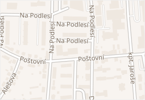 Poštovní v obci Kadaň - mapa ulice