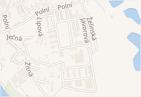 Topolová v obci Kadaň - mapa ulice