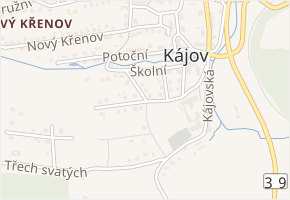 Slunečná v obci Kájov - mapa ulice