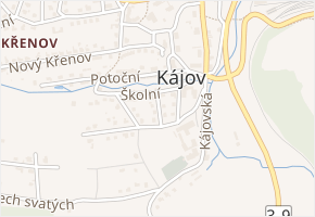 Zátiší v obci Kájov - mapa ulice