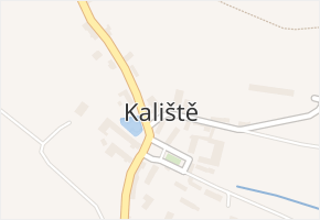 Kaliště v obci Kaliště - mapa části obce