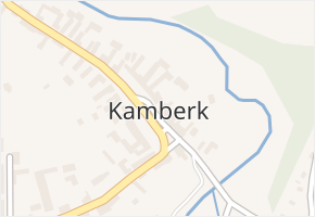Kamberk v obci Kamberk - mapa části obce