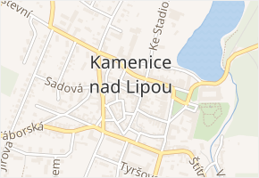 Dobšova v obci Kamenice nad Lipou - mapa ulice