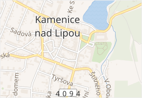 Havlíčkova v obci Kamenice nad Lipou - mapa ulice