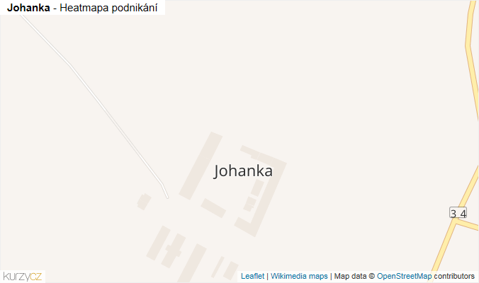 Mapa Johanka - Firmy v části obce.