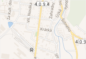 Krátká v obci Kamenice nad Lipou - mapa ulice
