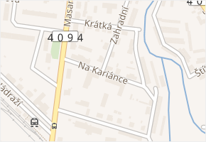 Na Kariánce v obci Kamenice nad Lipou - mapa ulice