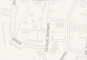 Za Kult. domem v obci Kamenice nad Lipou - mapa ulice