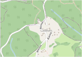 Borová v obci Kamenice - mapa ulice
