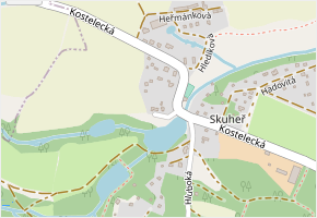 Hroznová v obci Kamenice - mapa ulice