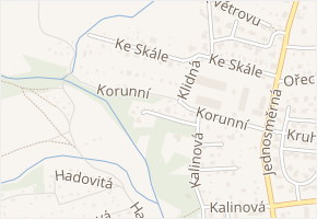K Lesu v obci Kamenice - mapa ulice