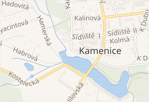 K Loukám v obci Kamenice - mapa ulice