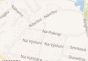Na Pokraji v obci Kamenice - mapa ulice