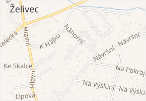 Nachová v obci Kamenice - mapa ulice
