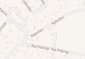 Návršní v obci Kamenice - mapa ulice