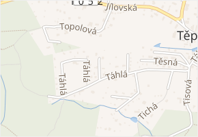 Tamní v obci Kamenice - mapa ulice