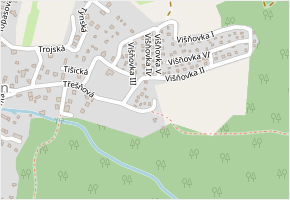Tavolníková v obci Kamenice - mapa ulice