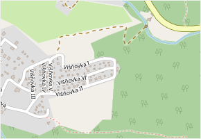 Višňovka VII v obci Kamenice - mapa ulice