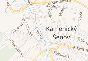 Havlíčkova v obci Kamenický Šenov - mapa ulice