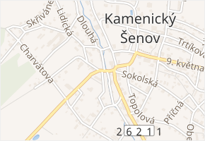 Oldřichovská v obci Kamenický Šenov - mapa ulice