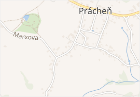 Prácheňská v obci Kamenický Šenov - mapa ulice
