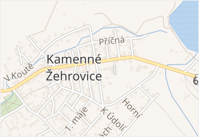 Karlovarská třída v obci Kamenné Žehrovice - mapa ulice