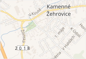 Kladenská v obci Kamenné Žehrovice - mapa ulice