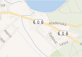 Nad Hřištěm v obci Kamenné Žehrovice - mapa ulice