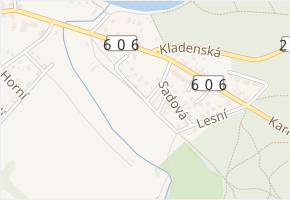 Potoční v obci Kamenné Žehrovice - mapa ulice