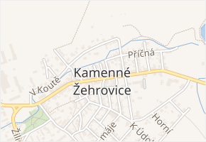 S. K. Neumanna v obci Kamenné Žehrovice - mapa ulice
